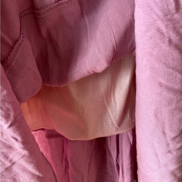 Pink Flowy Maxi Midi Skirt - Picture 6 of 7